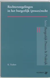 Omslag van Rechtersregelingen in het burgerlijk (proces)recht