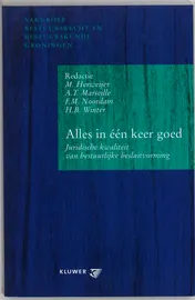 Omslag van Alles in een keer goed