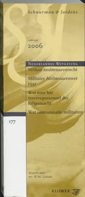 Omslag van Militair Ambtenarenrecht