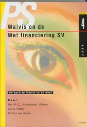 Omslag van Walvis en de Wet financiering SV