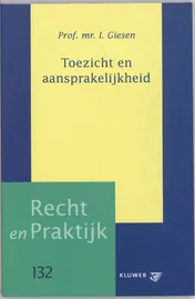 Omslag van Toezicht en aansprakelijkheid
