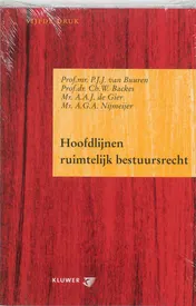 Omslag van Hoofdlijnen ruimtelijk bestuursrecht