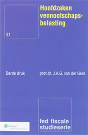 Omslag van Hoofdzaken vennootschapsbelasting