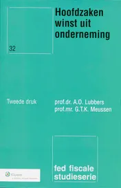 Omslag van Hoofdzaken winst uit onderneming