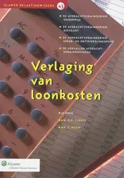 Omslag van Verlaging van loonkosten