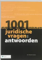 Omslag van 1001 juridische vragen en antwoorden