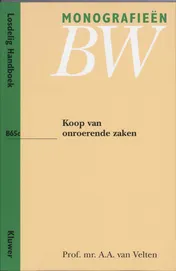 Omslag van Koop van onroerende zaken