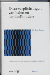 Omslag van Extra-verplichtingen van leden en aandeelhouders