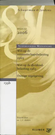 Omslag van Wet op de Vennootschapsbelasting 1969