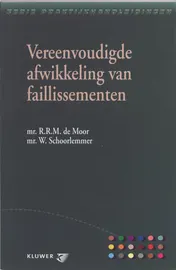 Omslag van Vereenvoudigde afwikkeling van faillissementen