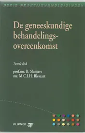 Omslag van De geneeskundige behandelingsovereenkomst