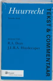 Omslag van Tekst & Commentaar Huurrecht