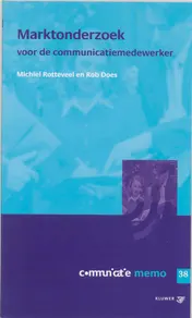 Omslag van Marktonderzoek voor de communicatiemedewerker