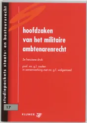 Omslag van Hoofdzaken van het militaire ambtenarenrecht