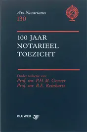 Omslag van 100 jaar notarieel toezicht