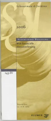 Omslag van Wet financiele dienstverlening