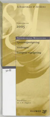 Omslag van Spoorwegwetgeving