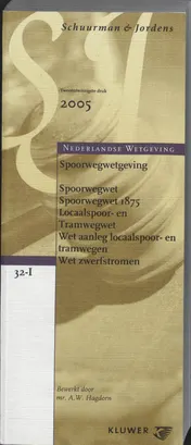 Omslag van Spoorwegwetgeving