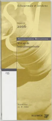 Omslag van Wet op de Bedrijfsorganisatie