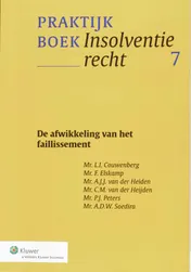 Omslag van De afwikkeling van het faillissement