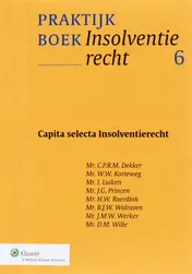 Omslag van 6 Capita selecta insolventierecht