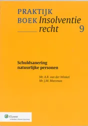 Omslag van Schuldsanering van natuurlijke personen