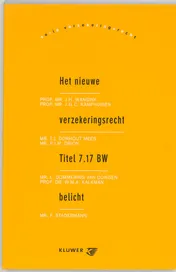 Omslag van Het nieuwe verzekeringsrecht