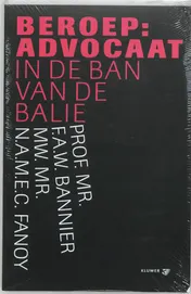 Omslag van Beroep Advocaat