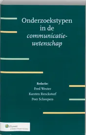 Omslag van Onderzoekstypen in de communicatiewetenschap