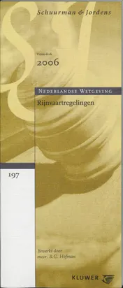 Omslag van Rijnvaartregelingen