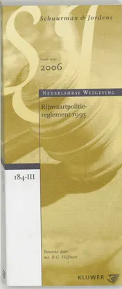 Omslag van Rijnvaartpolitiereglement 1995