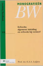 Omslag van Erfrecht
