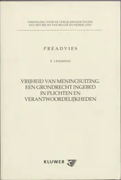 Omslag van Vrijheid van meningsuiting