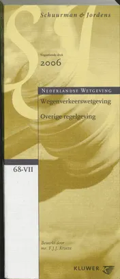 Omslag van Wegenverkeerswetgeving