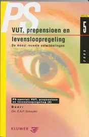 Omslag van VUT, prepensioen en levensloopregeling