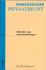 Omslag van Afbreken van onderhandelingen