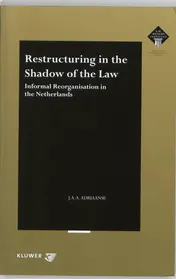 Omslag van Restructuring in the Shadow of the Law