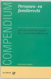 Omslag van Compendium van het personen- en familierecht