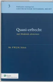 Omslag van Quasi erfrecht