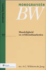 Omslag van Mandeligheid en erfdienstbaarheden