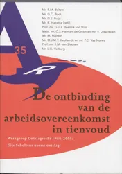 Omslag van De ontbinding van de arbeidsovereenkomst in tienvoud