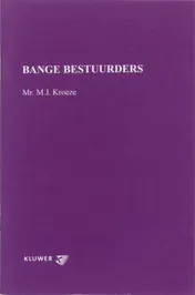 Omslag van Bange bestuurders