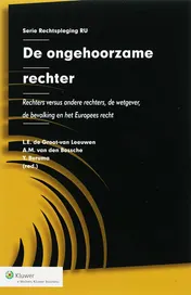 Omslag van De ongehoorzame rechter