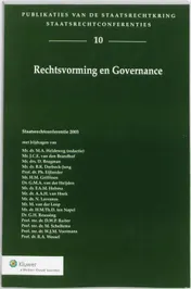 Omslag van Rechtsvorming en governance