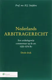 Omslag van Nederlands arbitragerecht