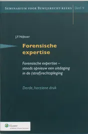 Omslag van Forensische expertise