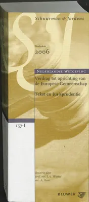 Omslag van Verdrag tot oprichting van de Europese Gemeenschap