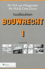 Omslag van Hoofdstukken Bouwrecht 1
