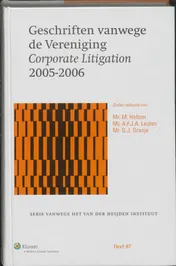 Omslag van Geschriften vanwege de Vereniging Corporate Litigation 2005-2006