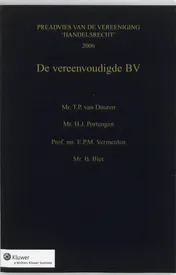 Omslag van De vereenvoudigde BV